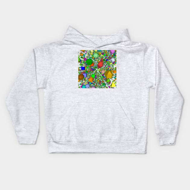 gmtrx seni lawal polyhedra Kids Hoodie by Seni Lawal